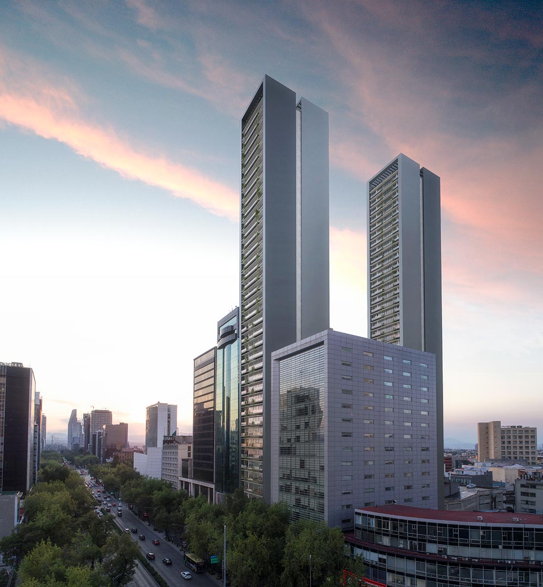 Reforma 95 Residential Towers, 2018